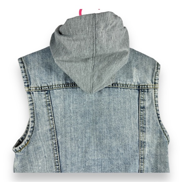 Girl’s Highway Jeans Jean Vest Jacket Size S - Picture 6 of 9
